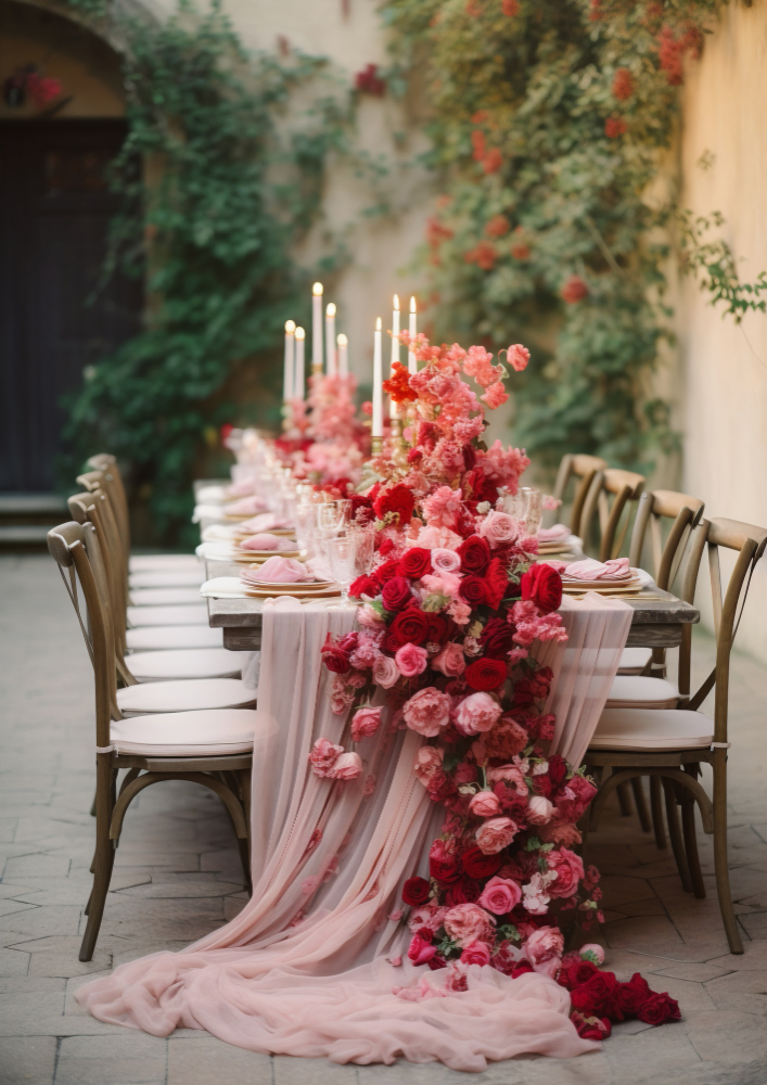 reception table