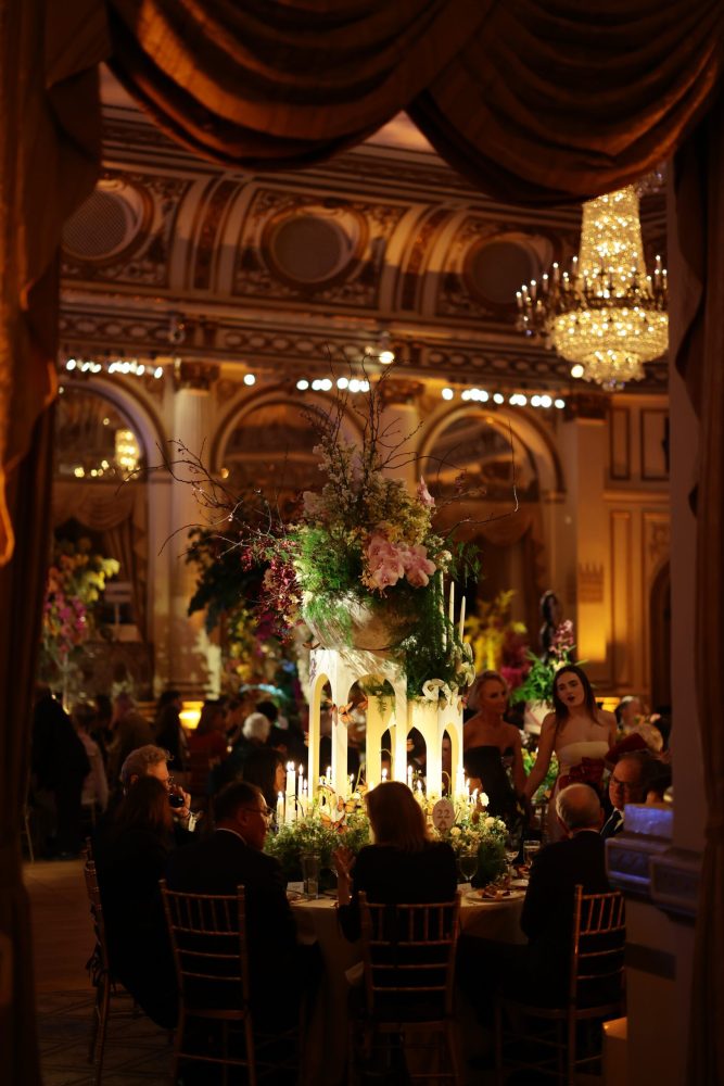 evening dinner party table