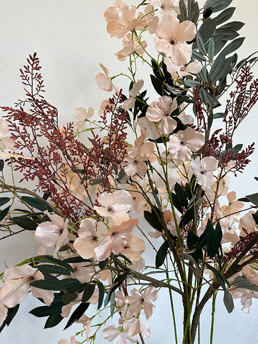 close up of flowers added