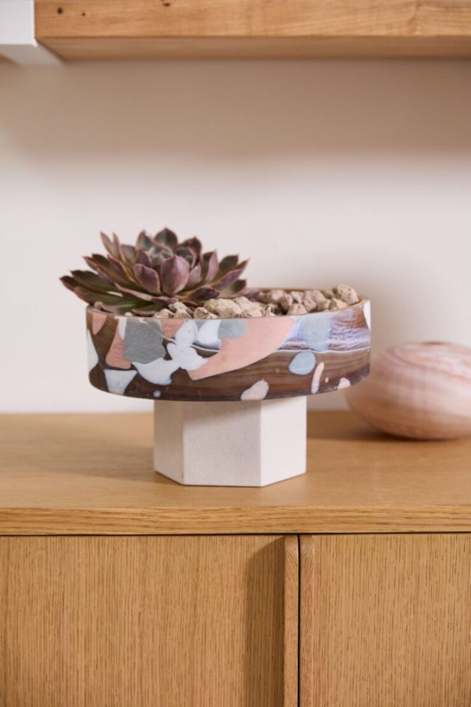 colorful pottery