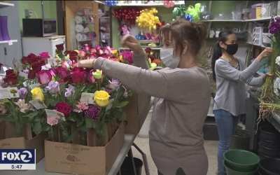Florists add much needed color to seniors’ lives in dark times