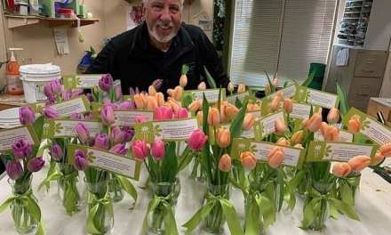 Farrell’s Florist brightens health care workers’ days with spring flowers