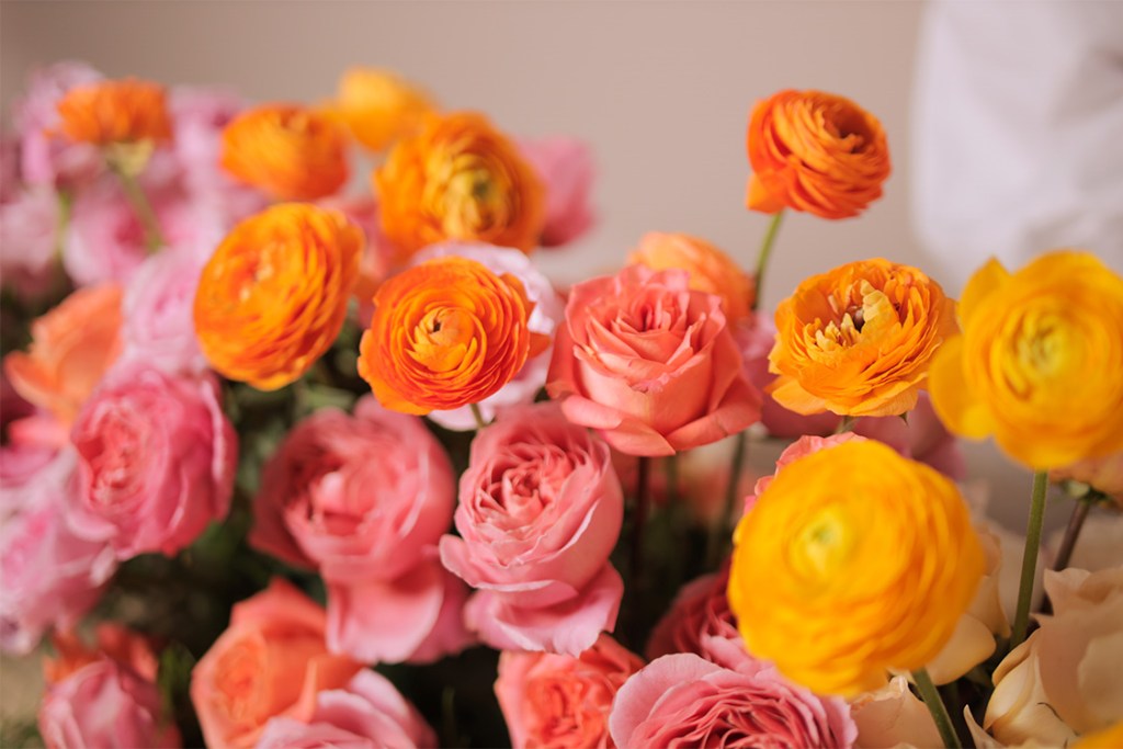 adding flowers