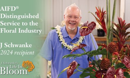 J Schwanke Receives Distinguished Service to Floral Industry Award