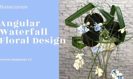 Angular Waterfall Floral Design