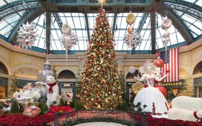 It’s a winter’s wonderland in Las Vegas