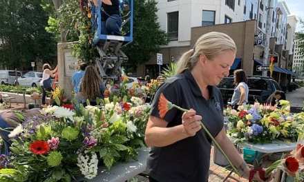 Florists decorate Birmingham Rotary Trail in an act of beauty and healing