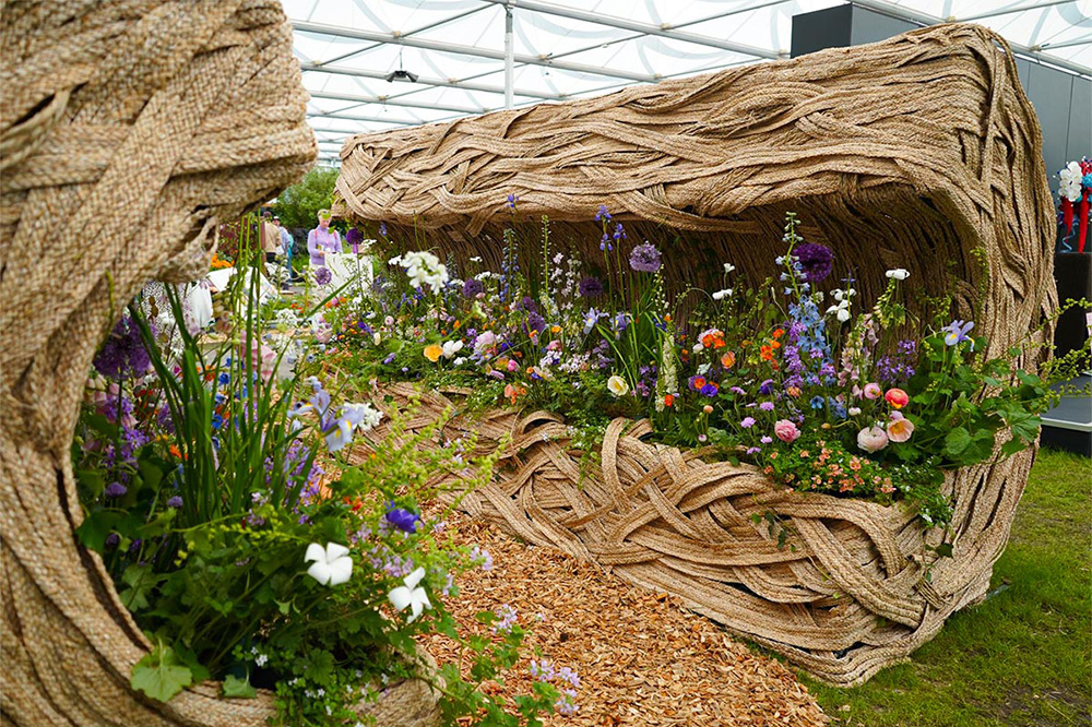 botanical sculpture for Chelsea Show