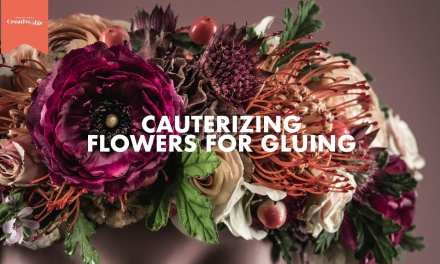 CAUTERIZING FLOWERS FOR GLUING / Creative Edge Techniques