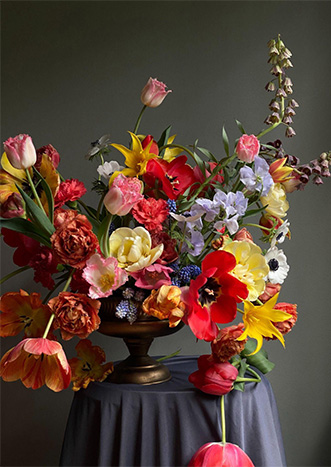 colorful flower design