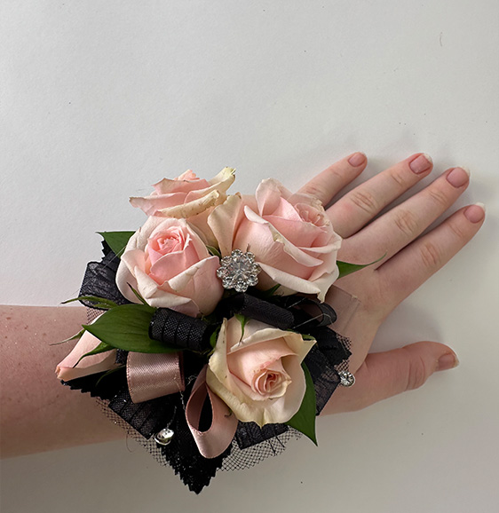 corsage add bling
