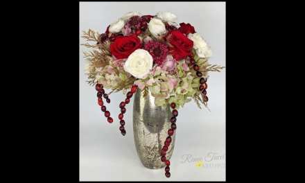 Cranberry Christmas Flowers