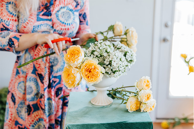 add flowers