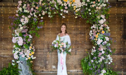 Garden Rose Nuptial Arch