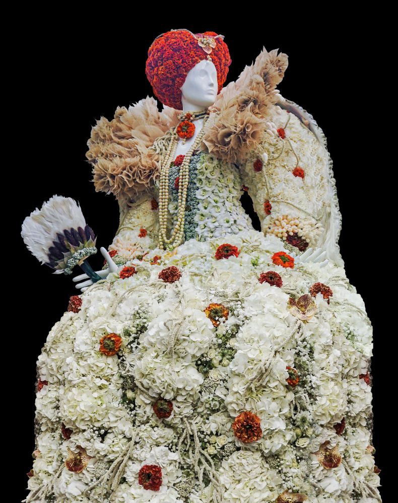 Displays from past Fleurs de Villes exhibitions. Photo Credit: Fleurs de Villes)