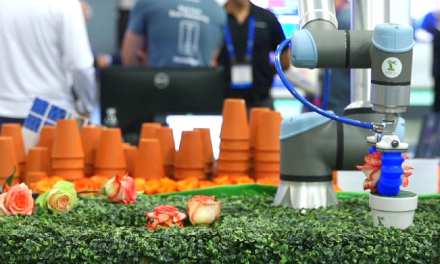 Robots Arranging Flowers
