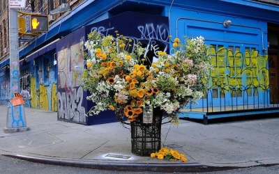 Vibrant Flower Installations Bloom From Unexpected Parts of New York City