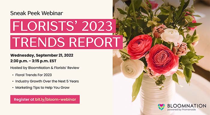Florists’ 2023 Trends Report: Sneak Peek Webinar September 21st