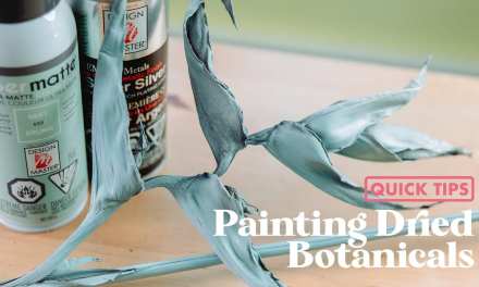 PAINTING DRIED BOTANICALS / Quick Tips with Hitomi Gilliam