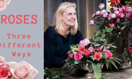 Rose Arrangment tutorial |  Three Different Ways to Arrange Roses