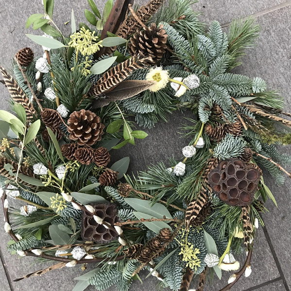 evergreen wreath