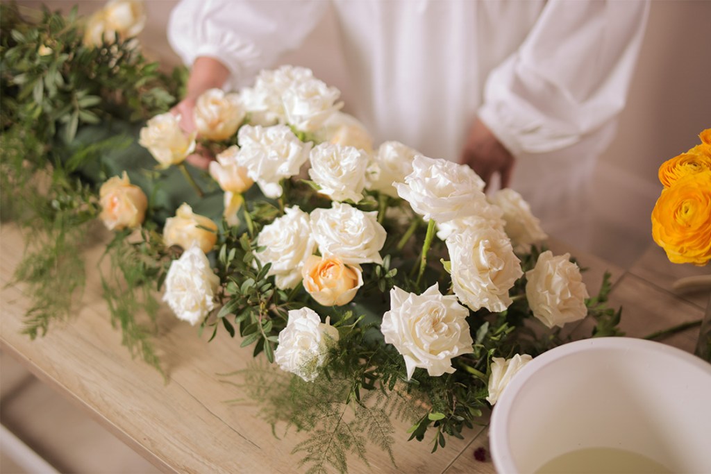 add flowers