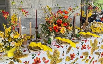 Flower Trends Seen at Lyndhurst Mansion’s Flower Show