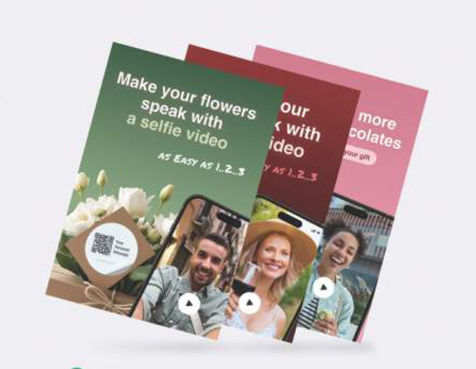 QR video messaging