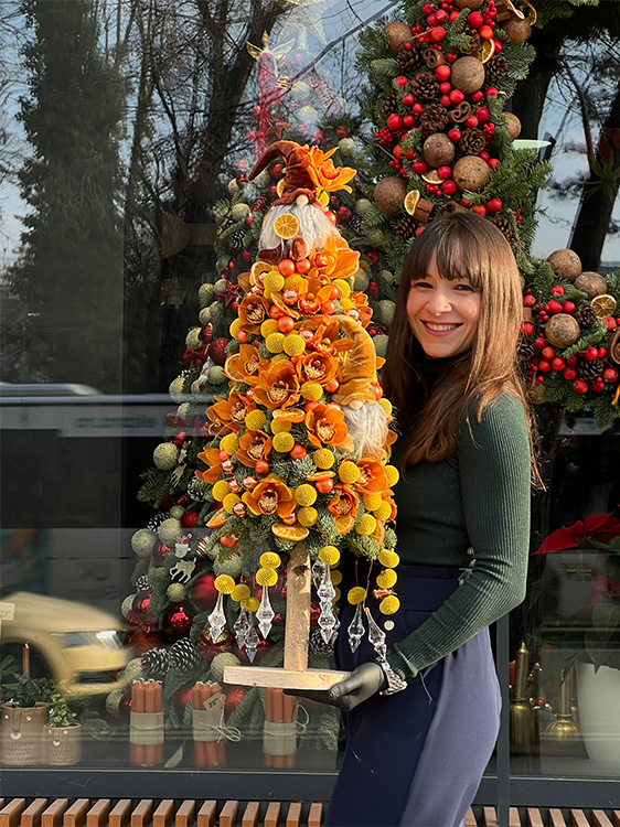 Anthurium Flowers christmas tree