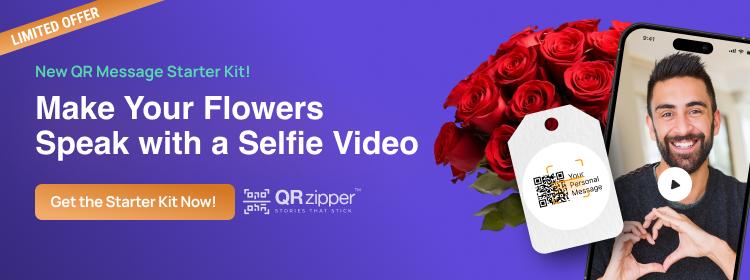 QR Zipper banner ad