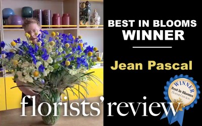 Jean-Pascal Lemire tutorial for his winning arrangement Best in Blooms May 2021