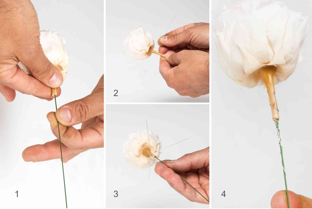 wiring a rose