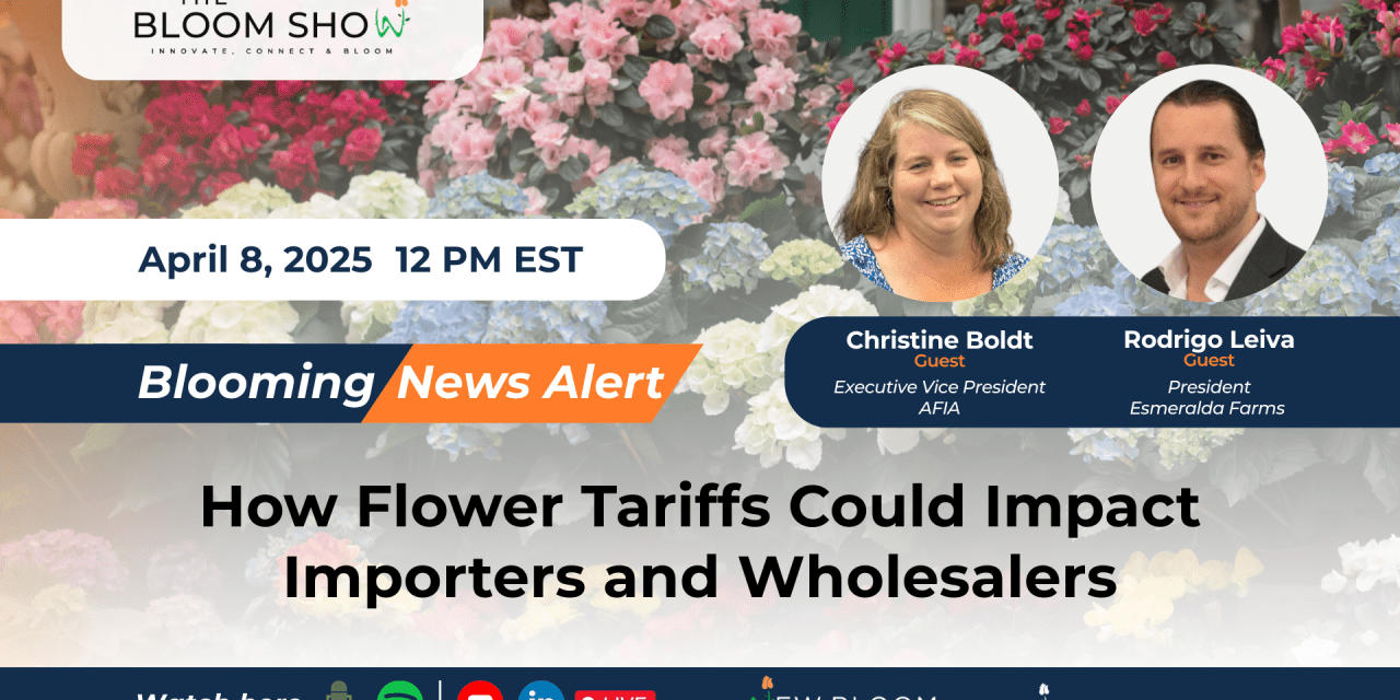 The impact of the U.S. tariffs on the floral industry